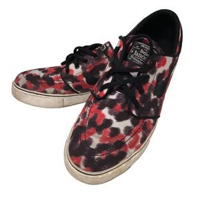 Nike SB Stefan Janoski Premium Red/Blk/Wht Skateboard Sneakers Youth‎ Size 7